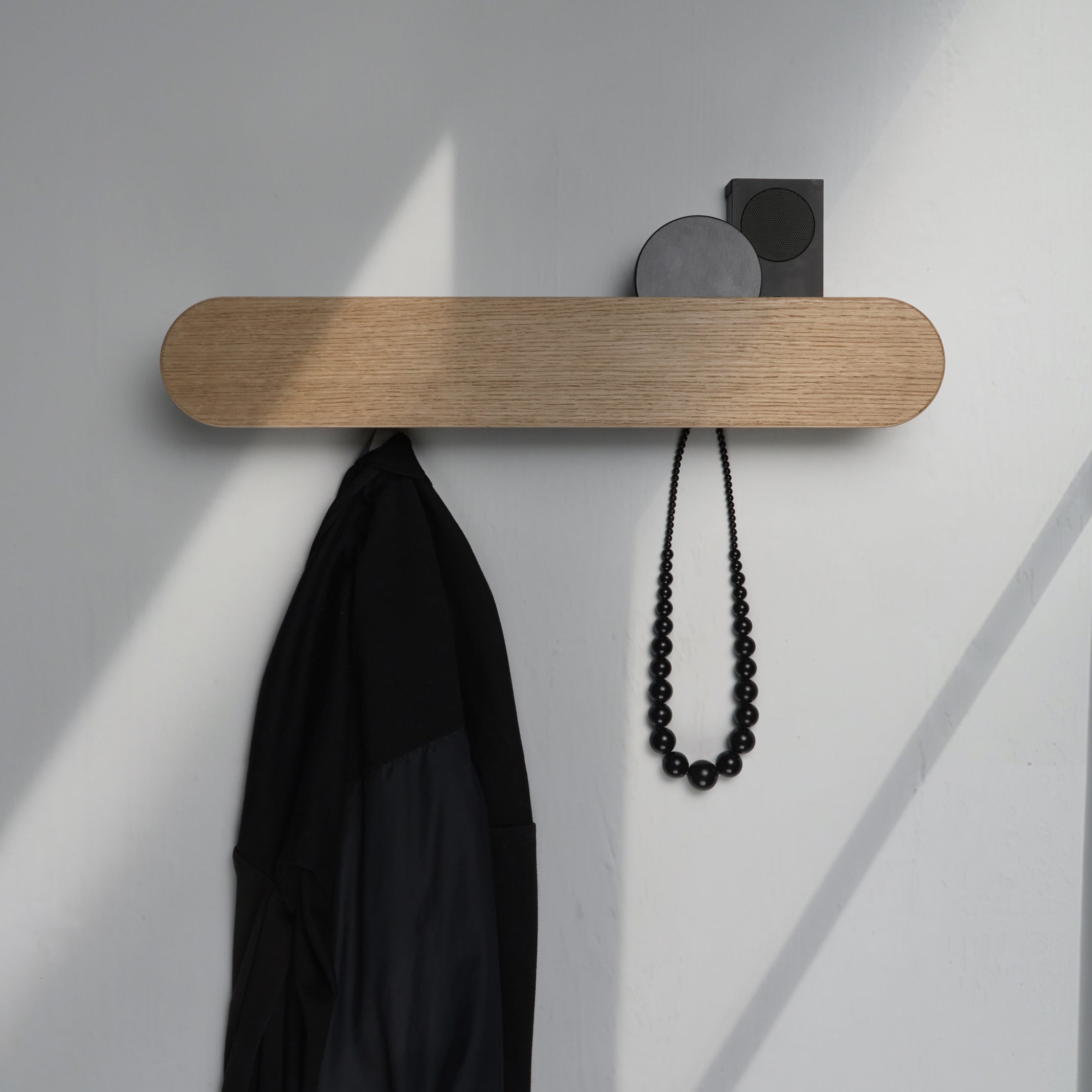 POP LONG OAK coat rack