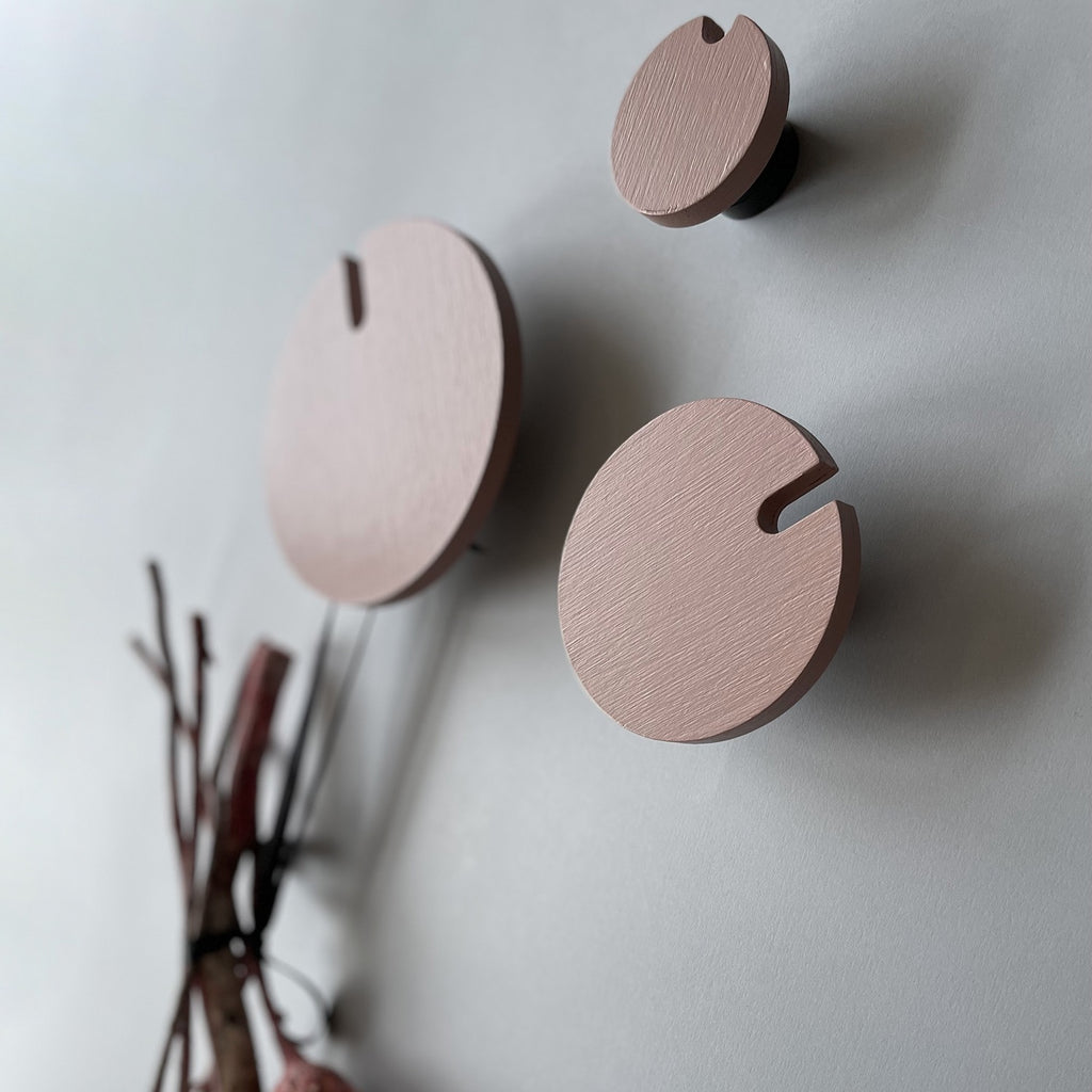 POLKA BLUSH wall hook set