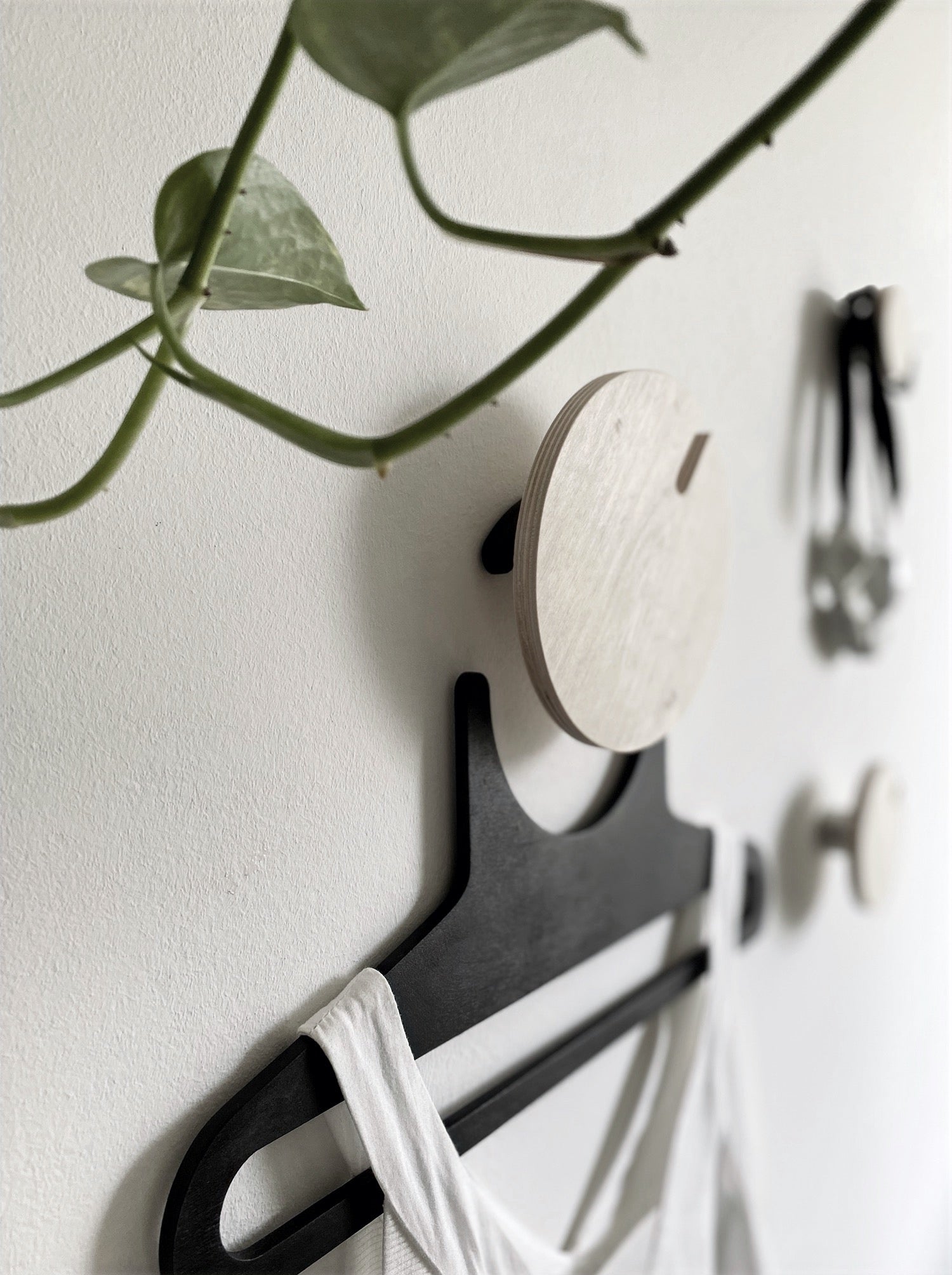 POLKA BIRCH wall hook set