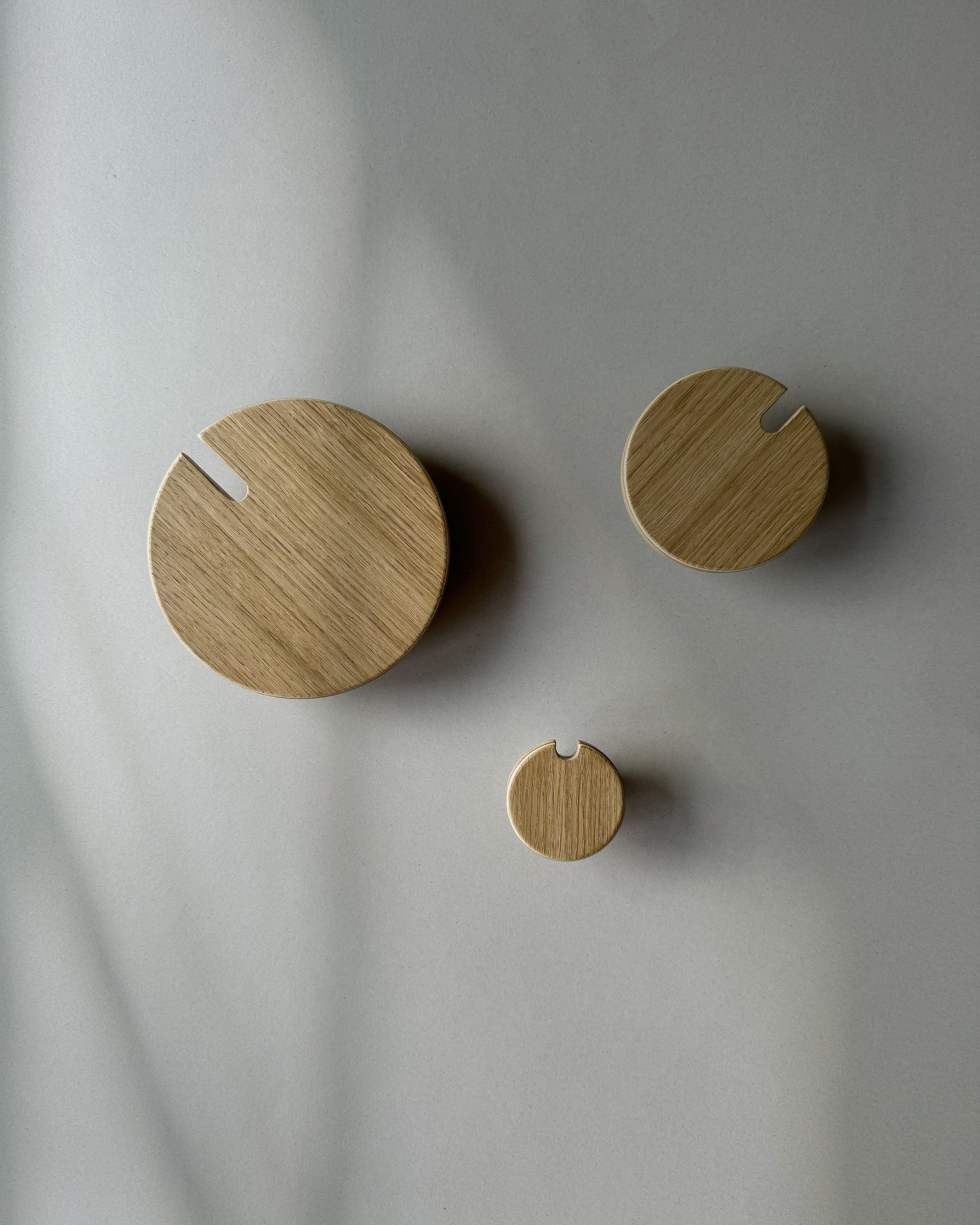 POLKA OAK wall hook set