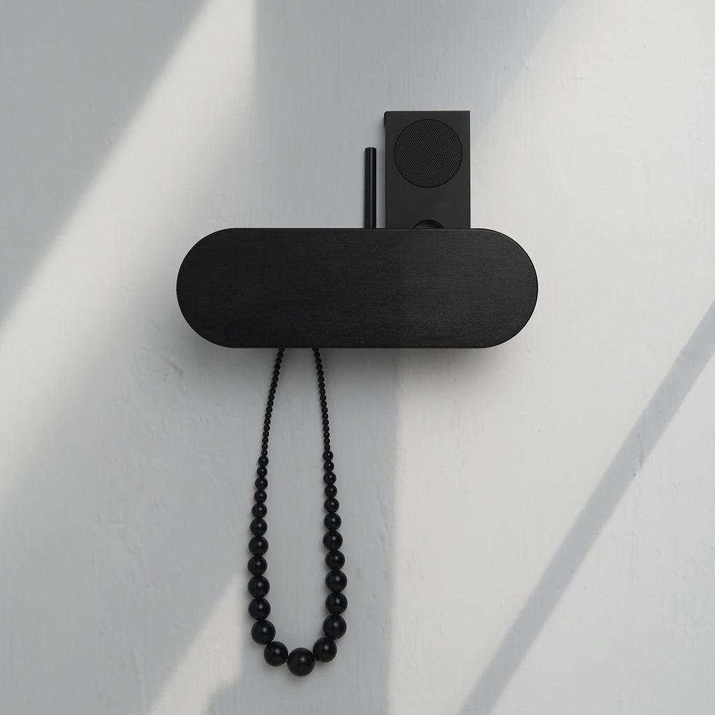 POP BLACK coat rack/key holder