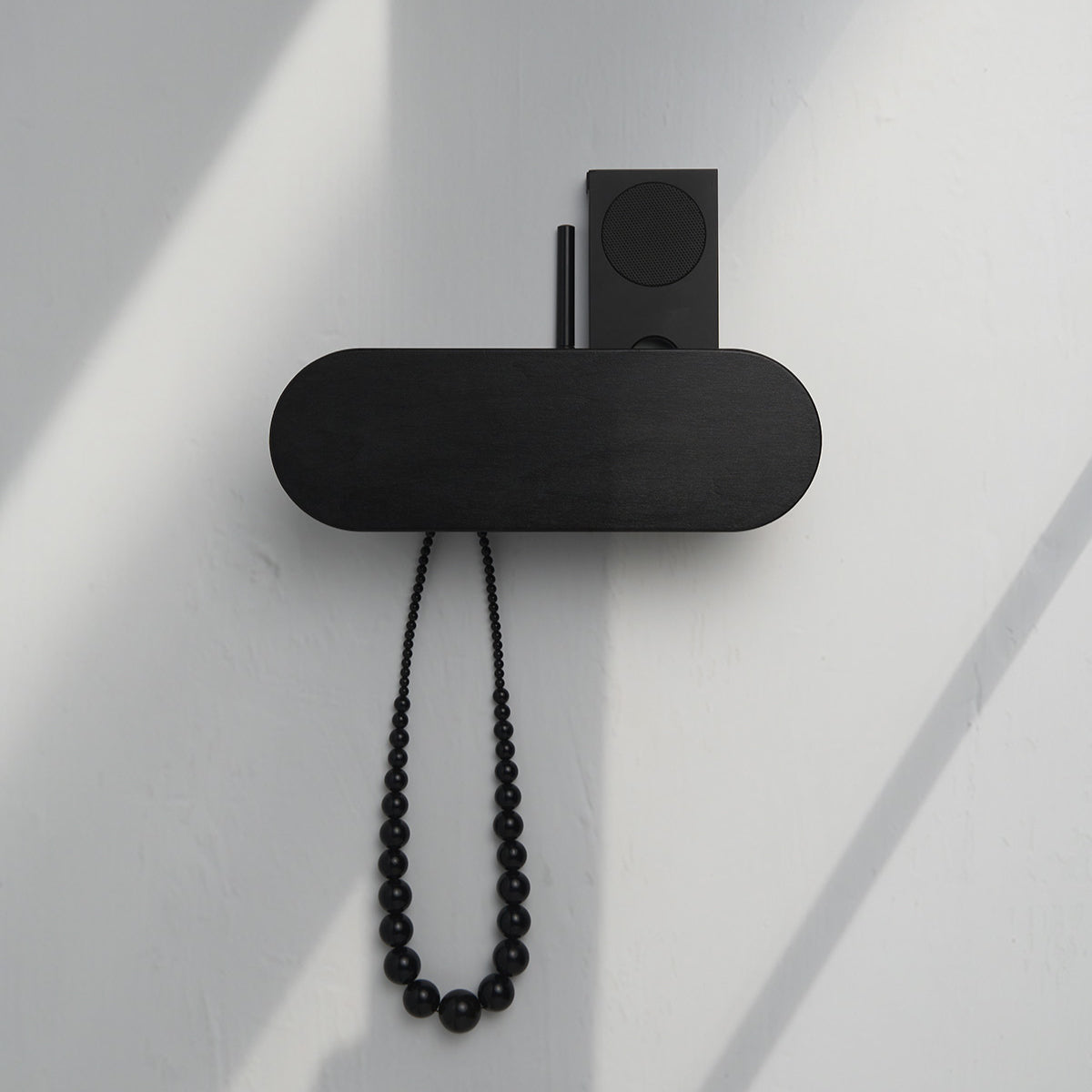POP BLACK coat rack/key holder