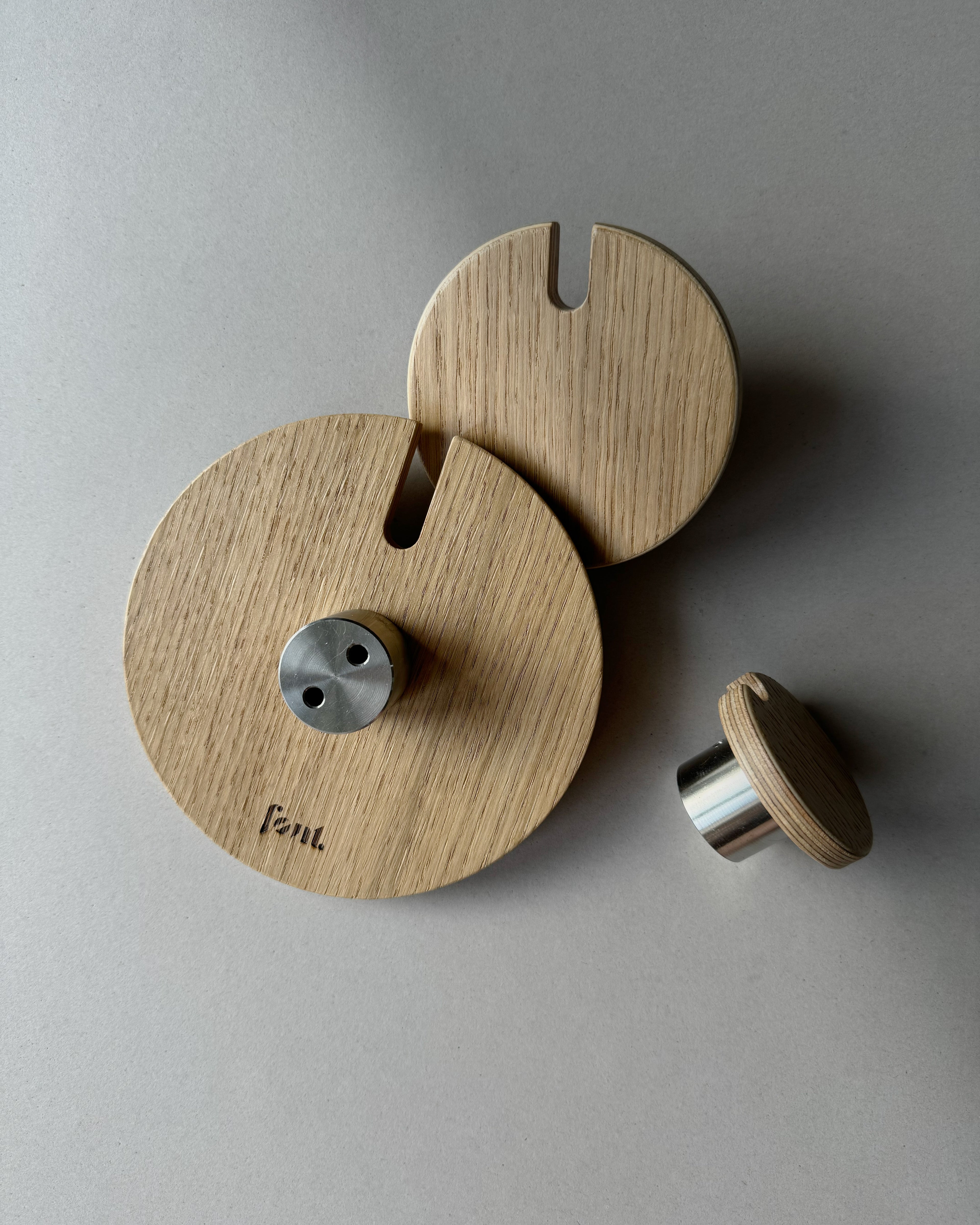POLKA OAK wall hook set
