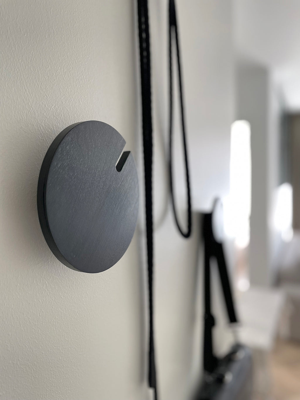 POLKA BLACK wall hooks set