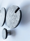POLKA FELT wall hook set