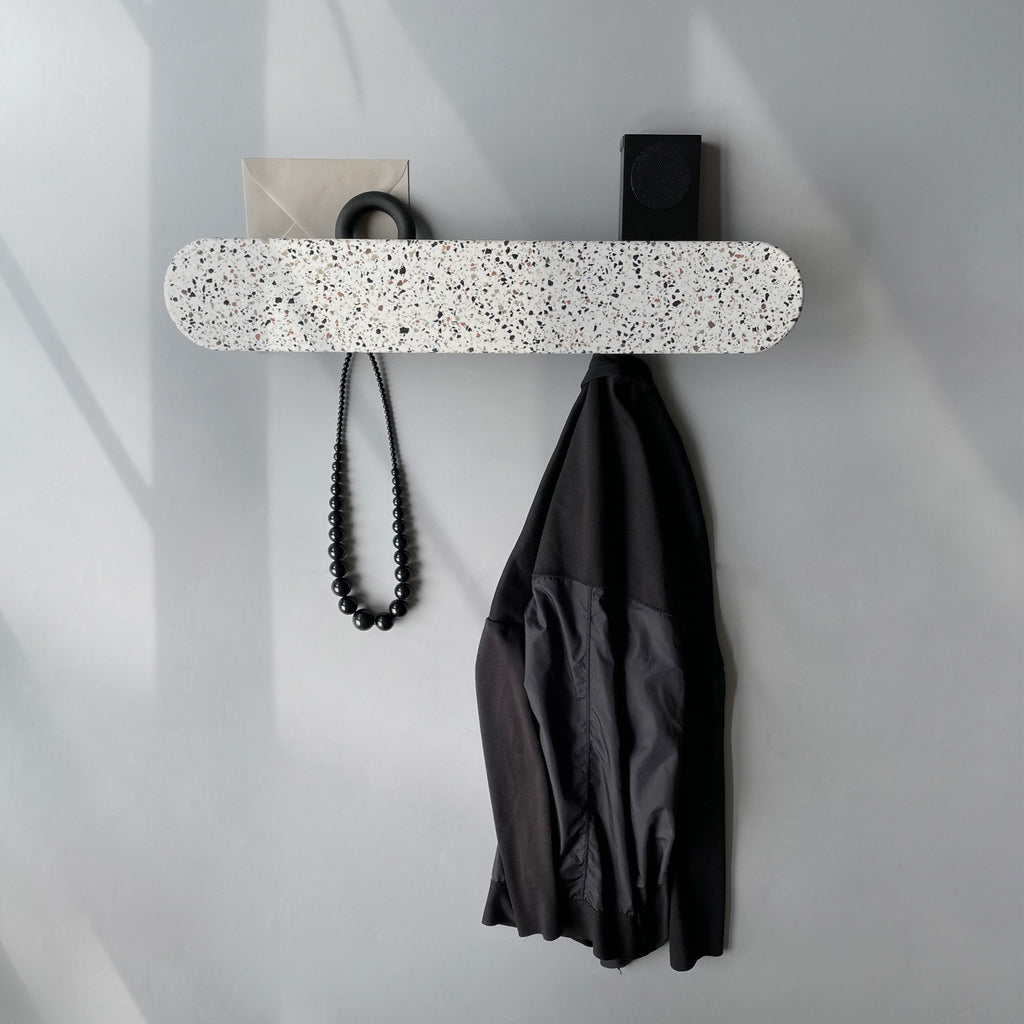 POP LONG TERRAZZO coat rack