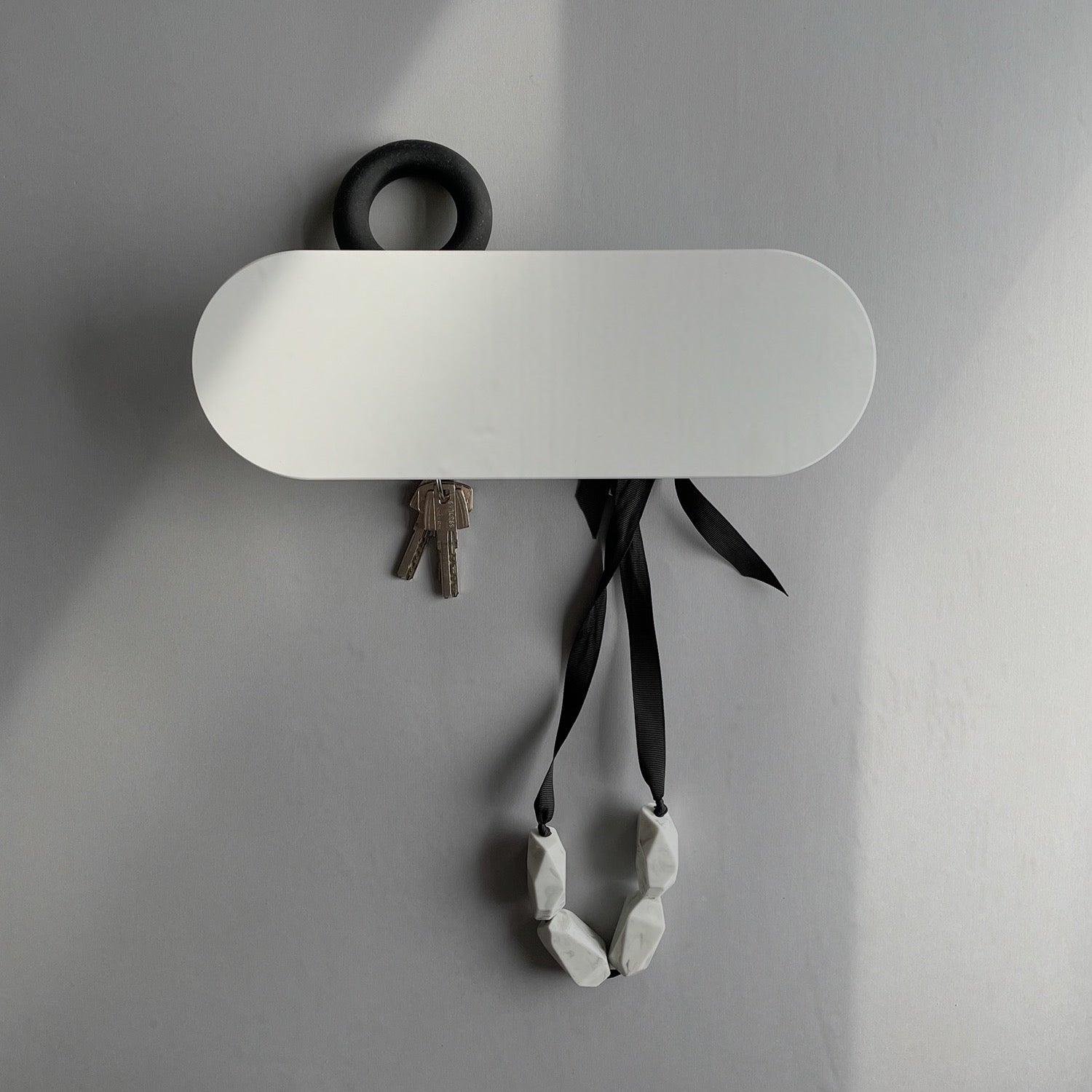 POP WHITE coat rack/key holder
