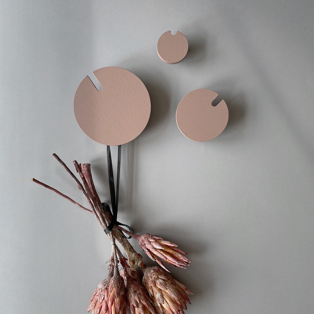 POLKA BLUSH wall hook set