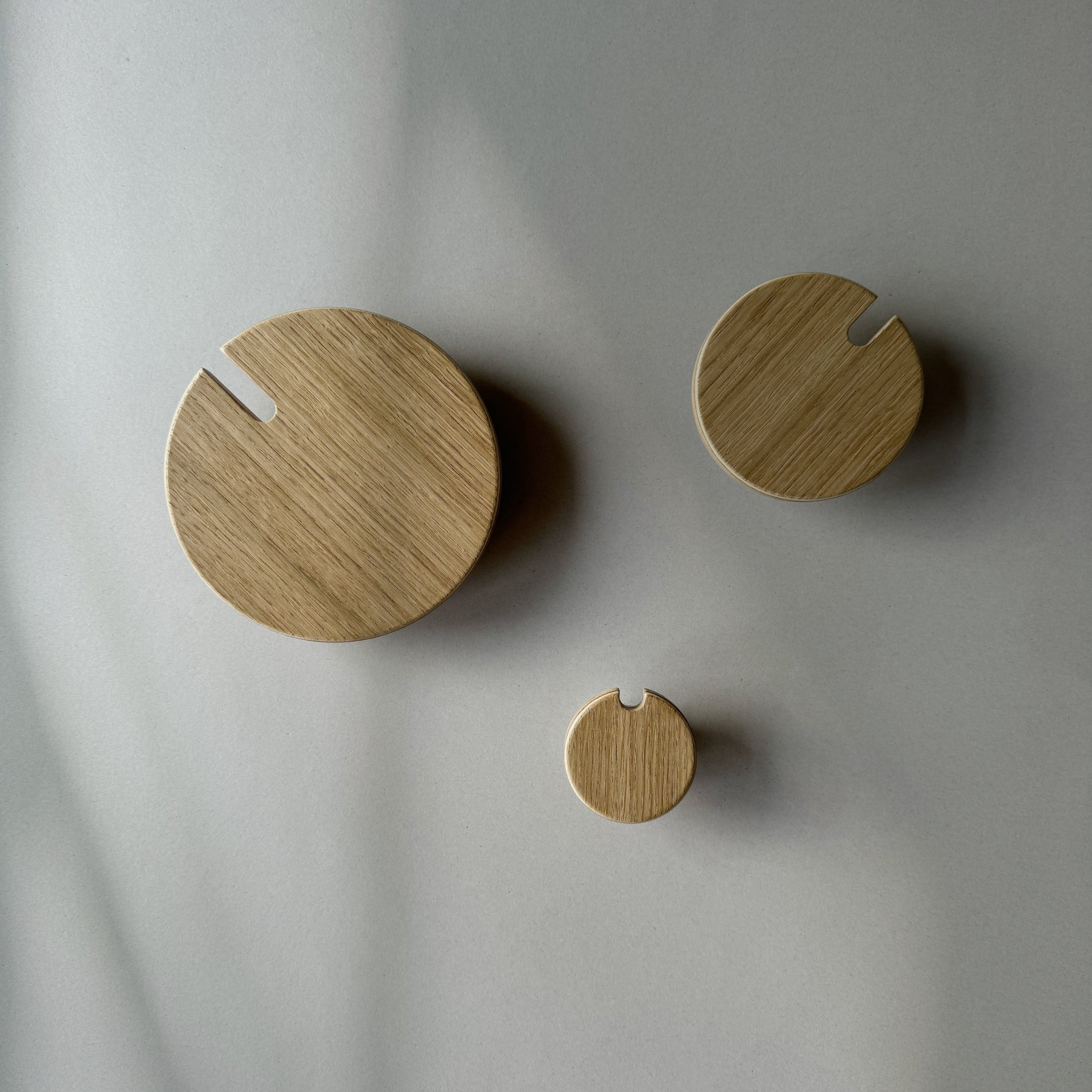 POLKA OAK wall hook set