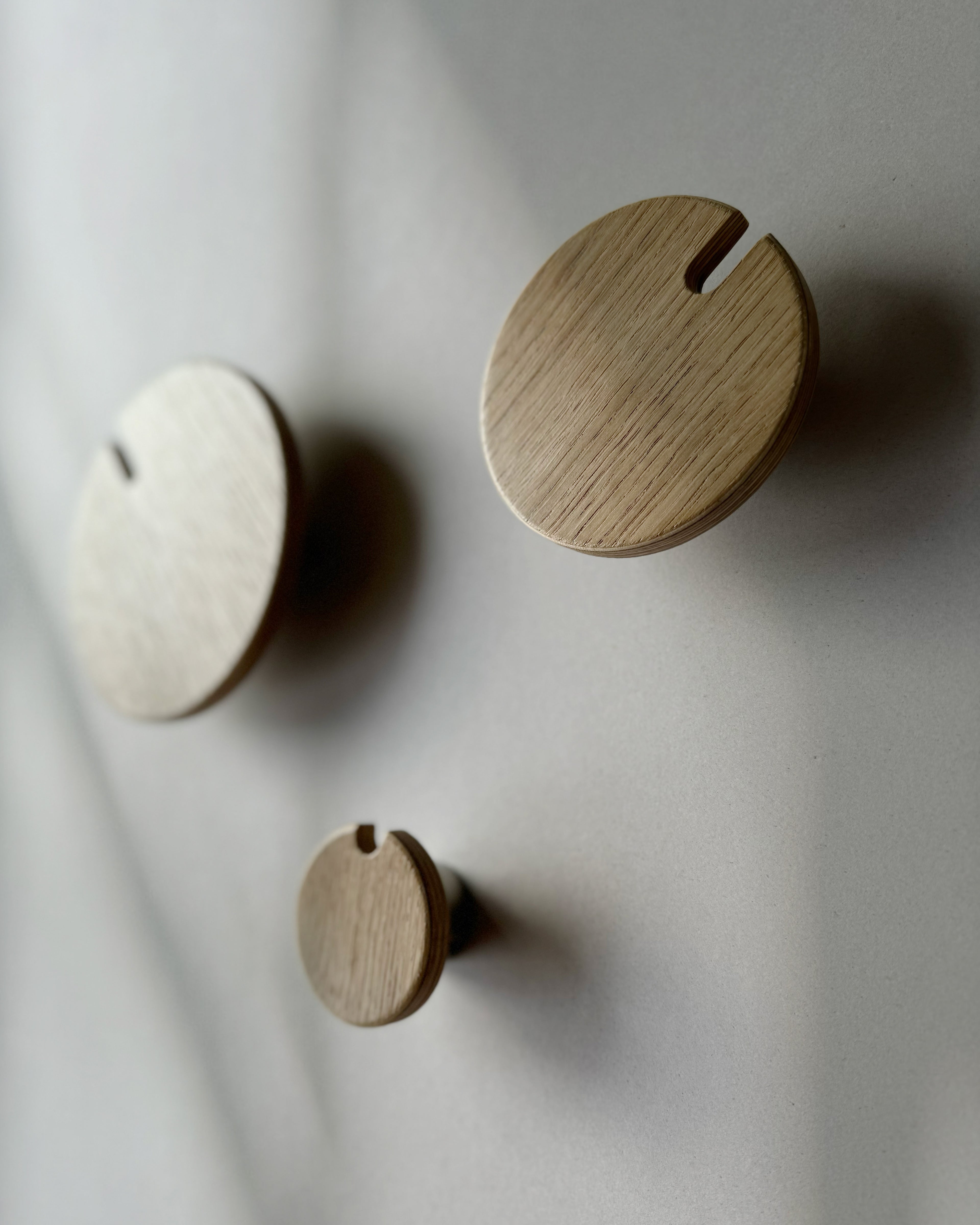 POLKA OAK wall hook set