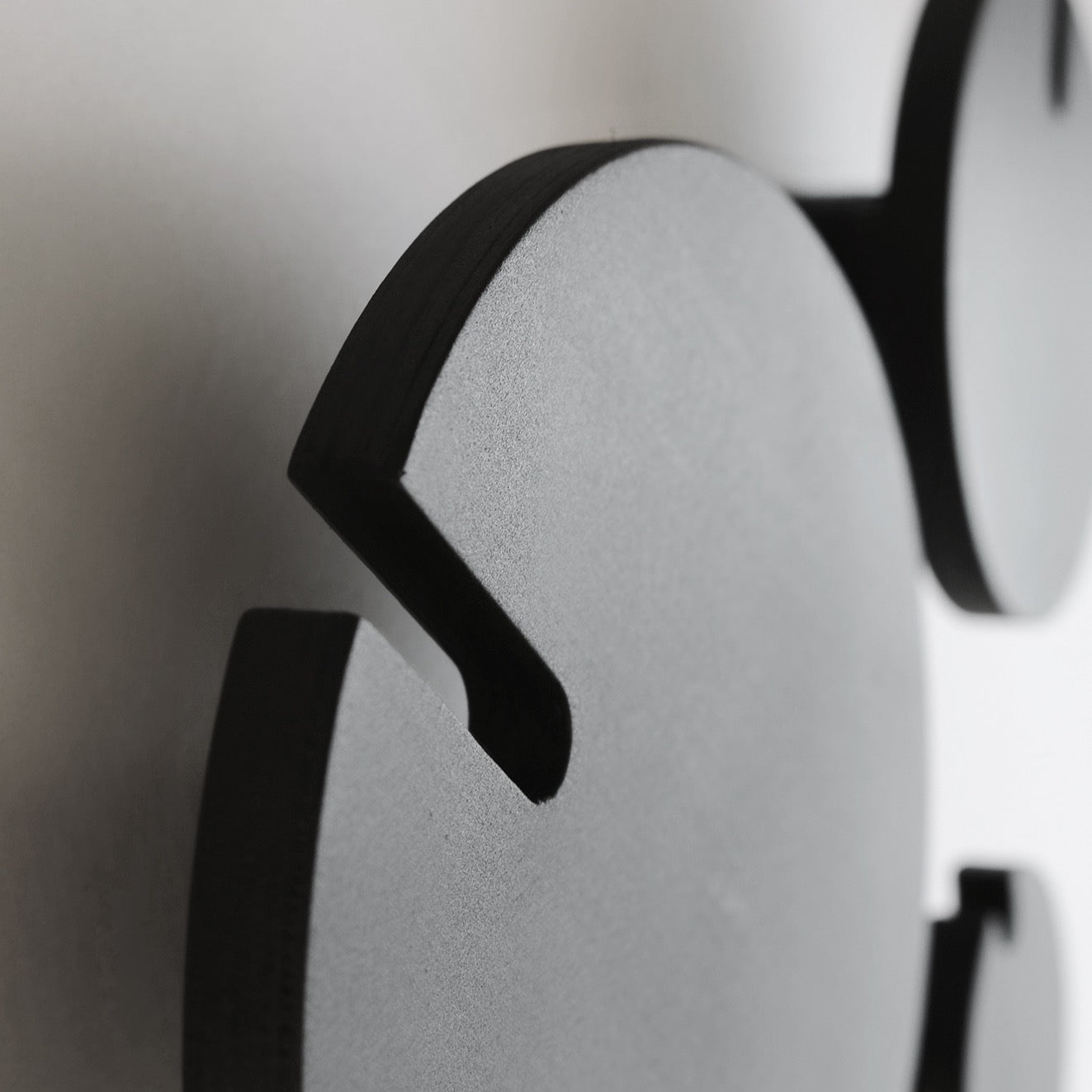 POLKA BLACK wall hooks set