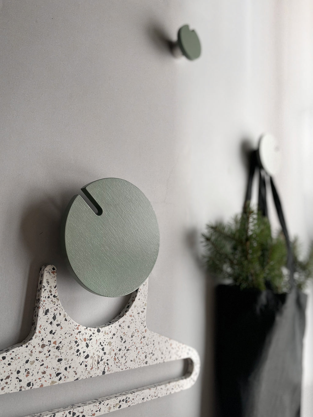 POLKA LEAF wall hook set