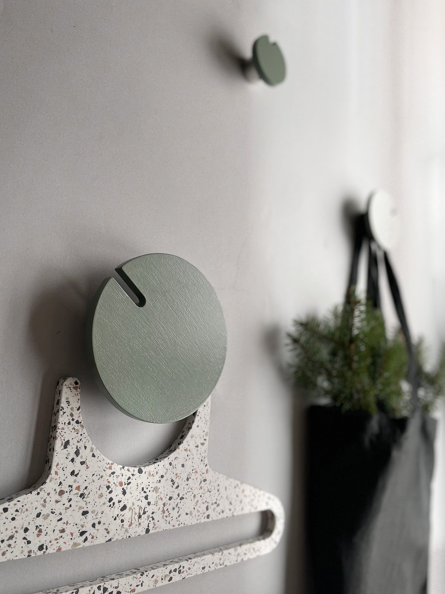 POLKA LEAF wall hook set