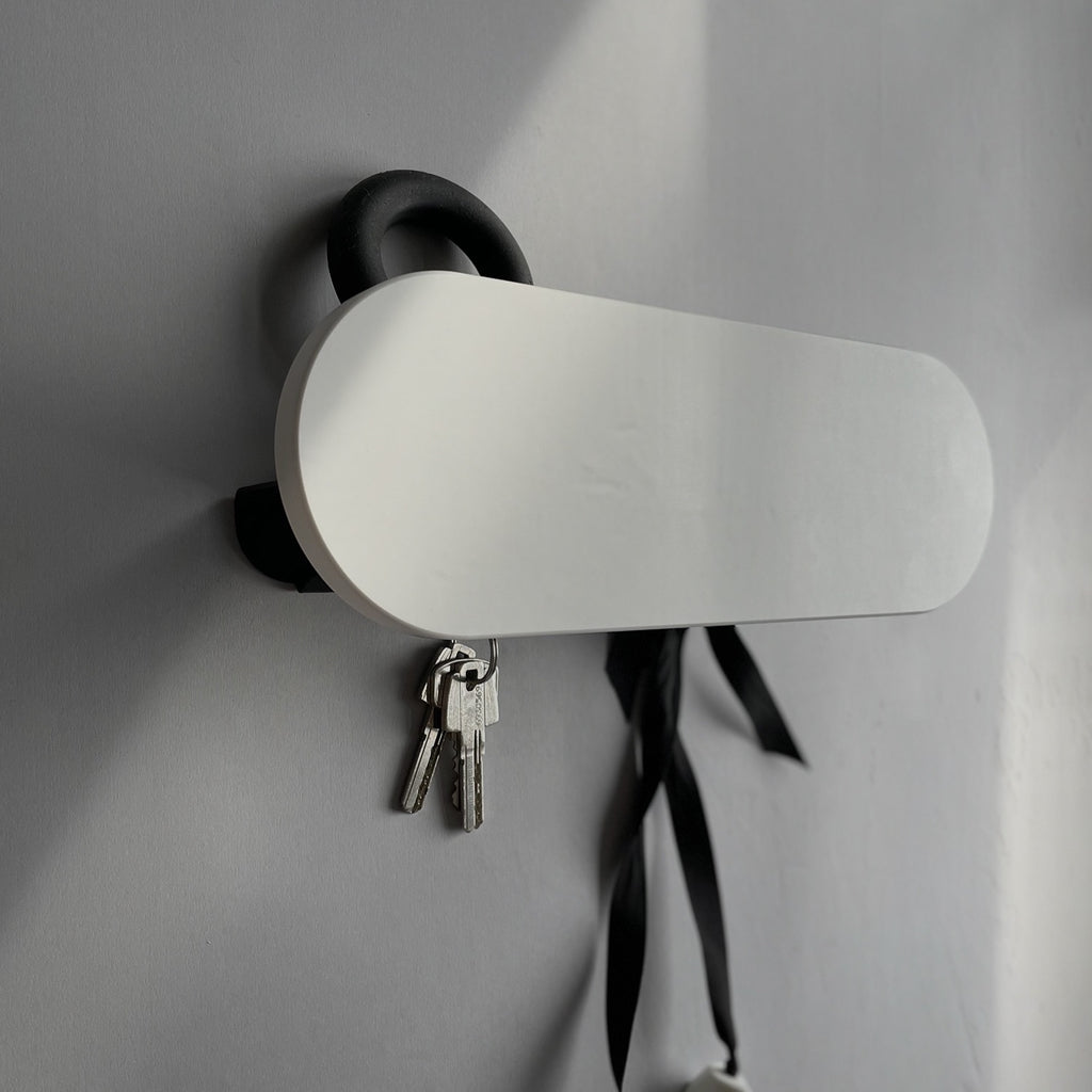 POP WHITE coat rack/key holder