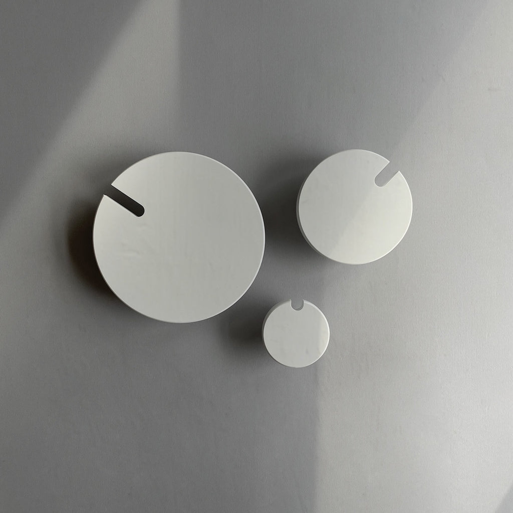 POLKA WHITE wall hook set