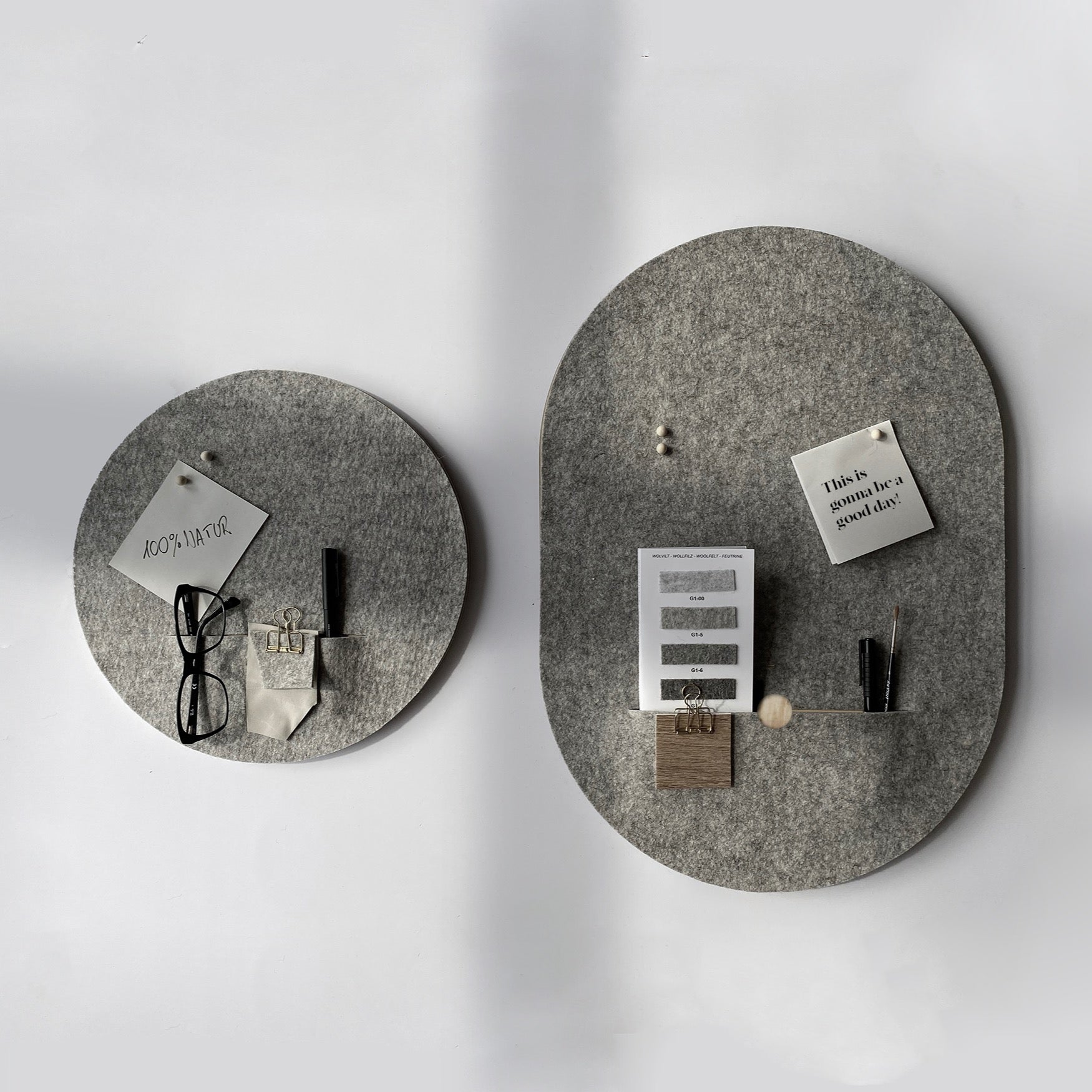 PIN ROUND notice board