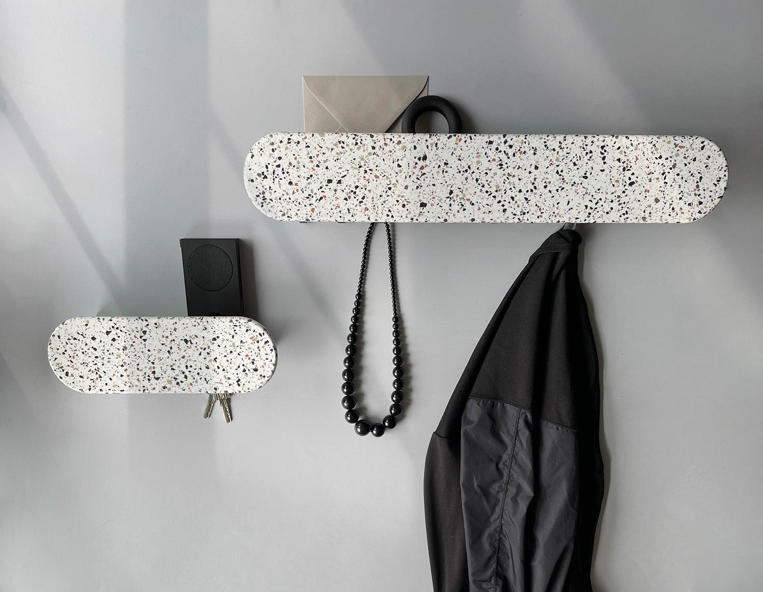 POP LONG TERRAZZO coat rack