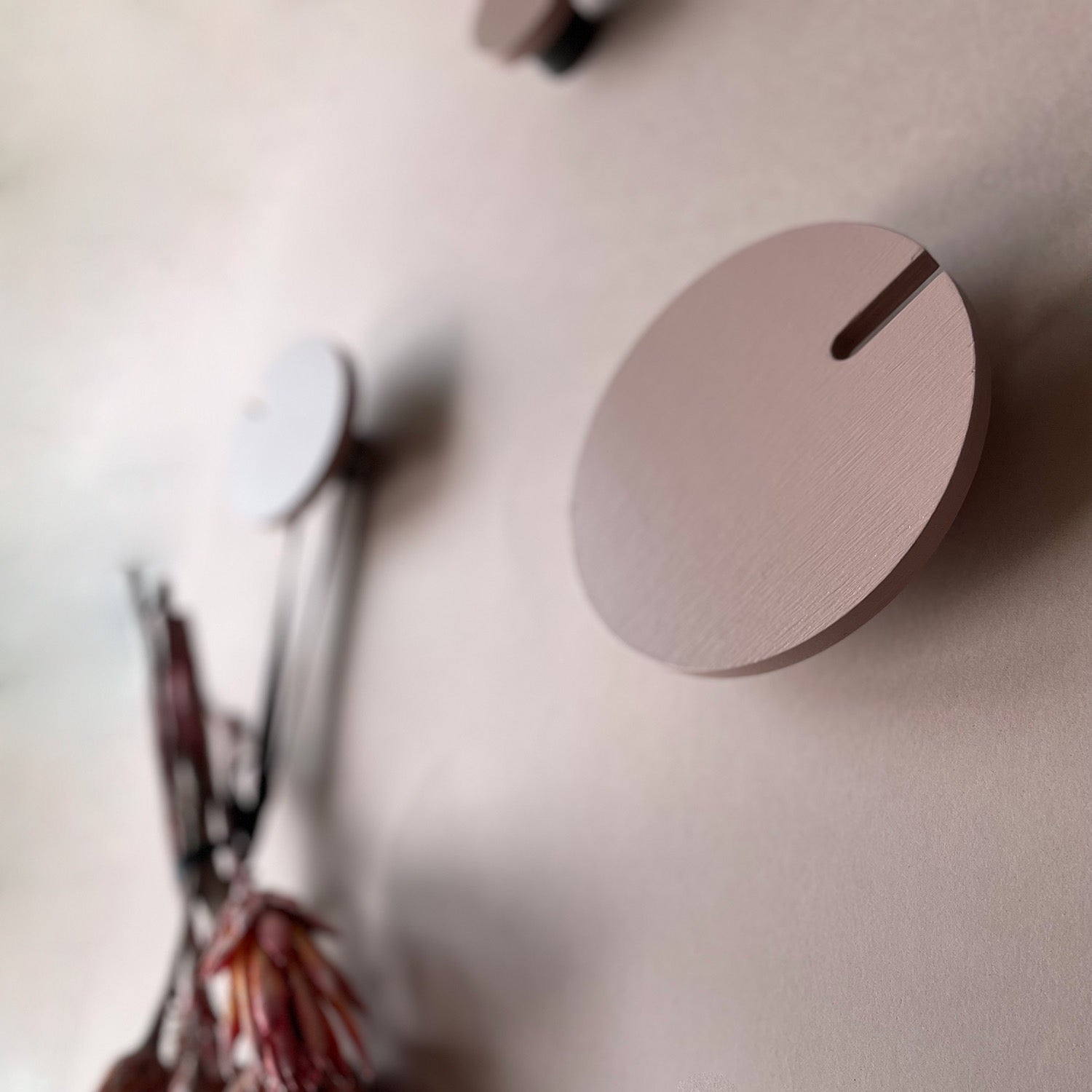 POLKA BLUSH wall hook set