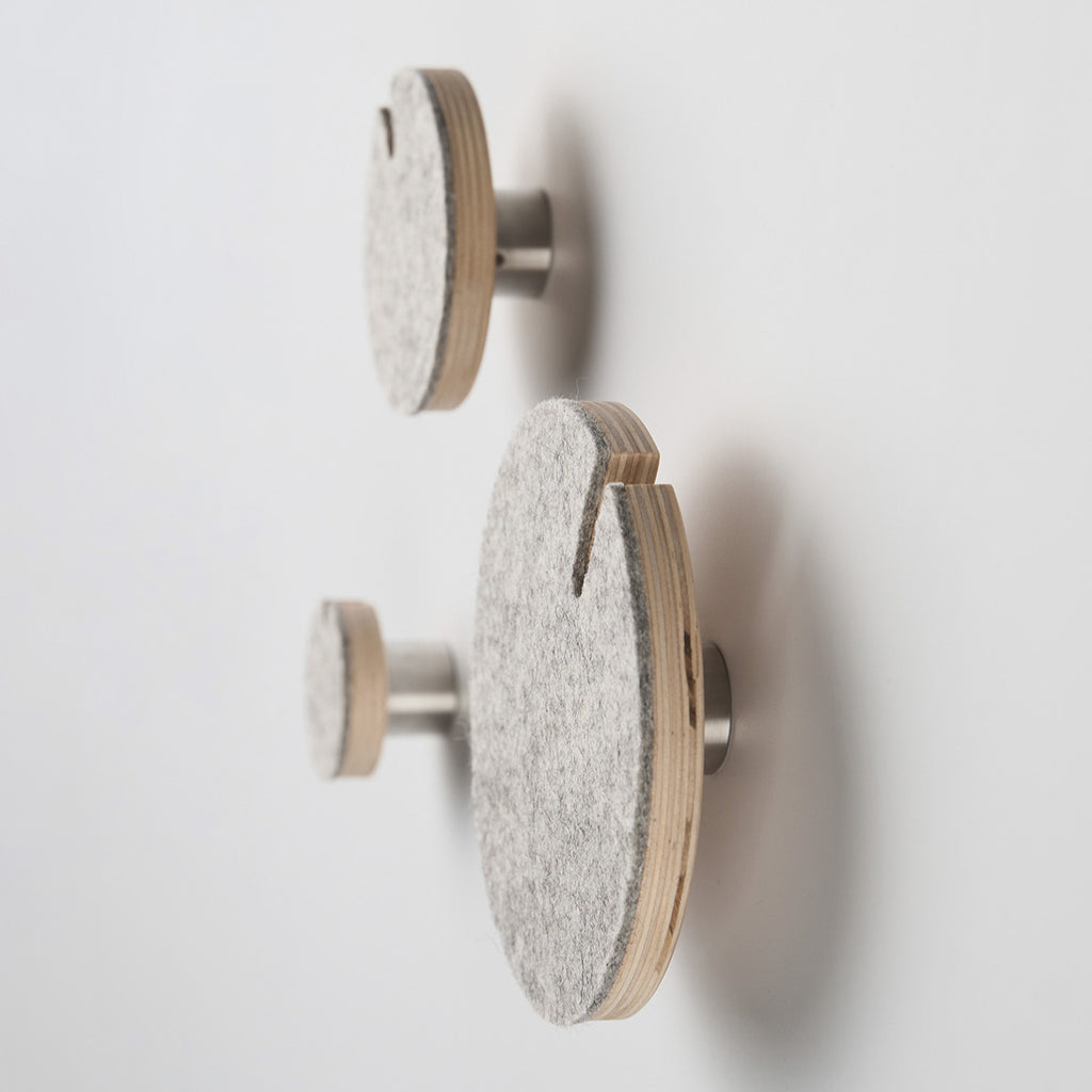 POLKA FELT wall hook set