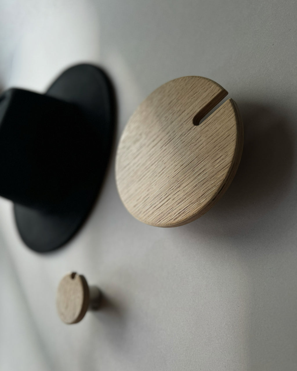 POLKA OAK wall hook set