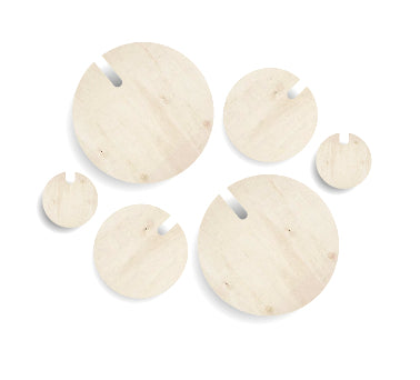 POLKA BIRCH wall hook set